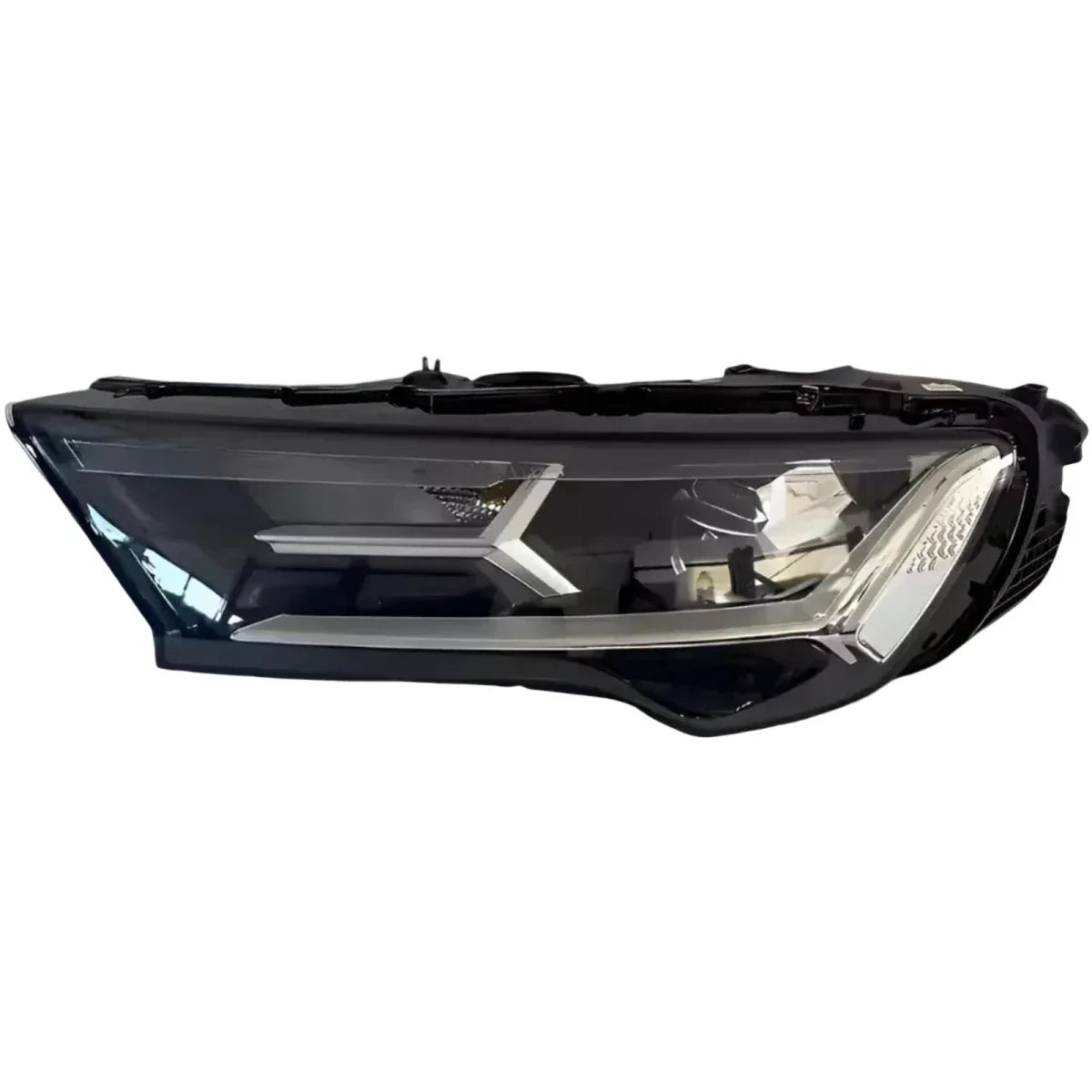 Audi Q7 2020-2023 reconditioned xenon HID headlight, black housing, clear lens