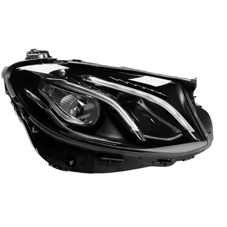 Reconditioned LED headlight for Mercedes E-Class W213 2017-2020, black housing