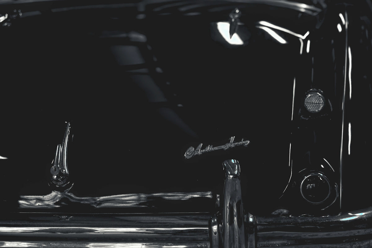 black and silver car engine