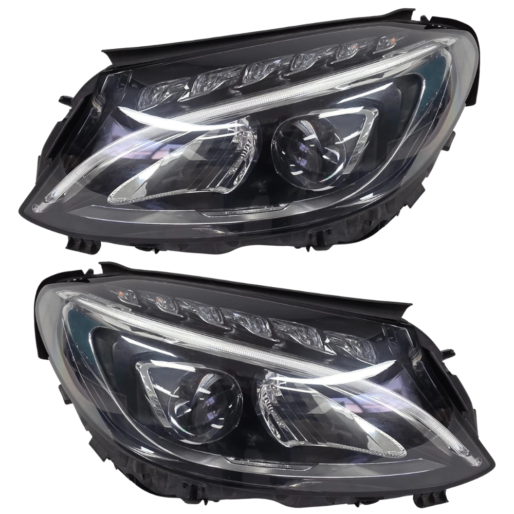 Genuine Mercedes-Benz C-Class W205 2014–2017 Reconditioned LED Headlight (RHD / LHD Compatible)