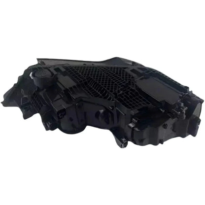 Rear view of Audi Q7 2020-2023 reconditioned xenon HID headlight assembly, black housing
