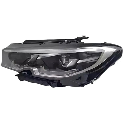 Reconditioned LED headlight for BMW 3 Series G20 G21 2019-2022, clear lens, black housing