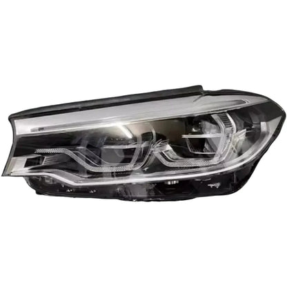 BMW 5 Series G30 G31 adaptive LED headlight, reconditioned, clear lens, black housing