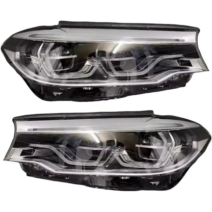 Pair of adaptive LED headlights for BMW 5 Series G30 G31 2018-2020, reconditioned, RHD/LHD