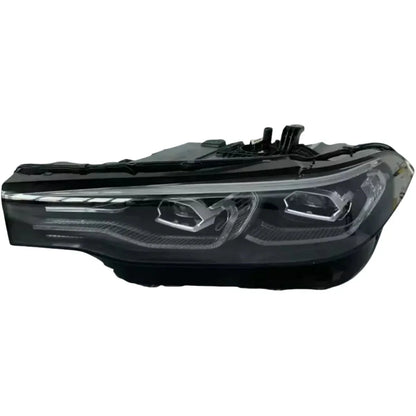 Reconditioned LED headlight for BMW X7 G07 2019-2022, clear lens, black housing