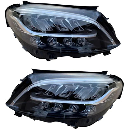BMW LED headlights with Australia local supplier, high-performance daytime running lights, clear lens design