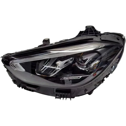 Reconditioned LED headlight for Mercedes C-Class W206 2022-2023, black housing, high performance lens