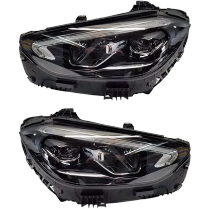 Pair of reconditioned LED headlights for Mercedes C-Class W206 2022-2023