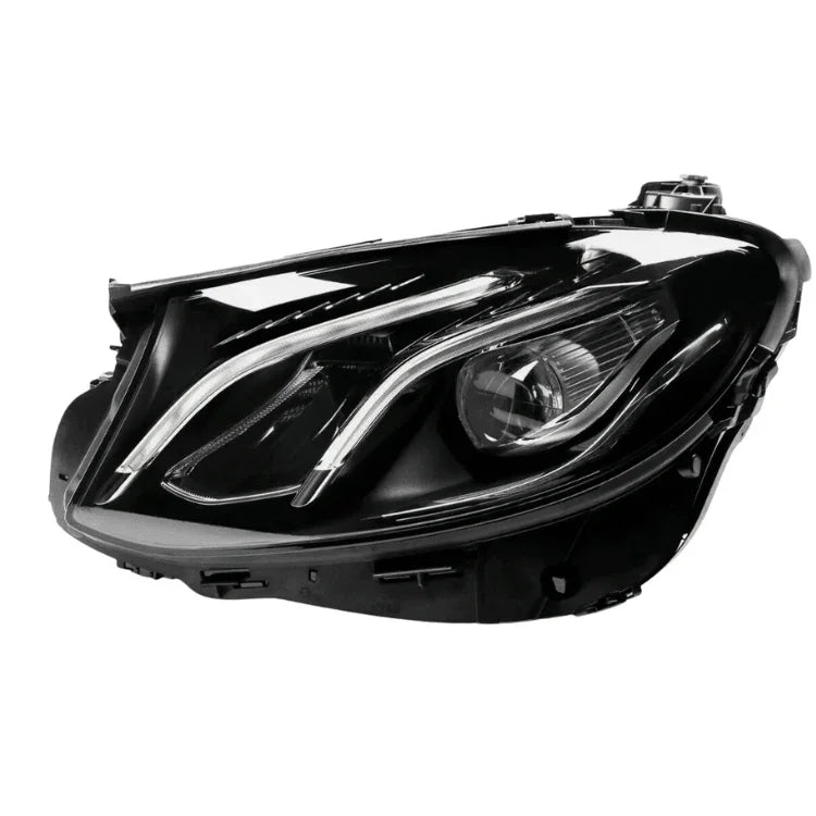 Reconditioned LED headlight for Mercedes-Benz E-Class W213 2017-2020, black housing
