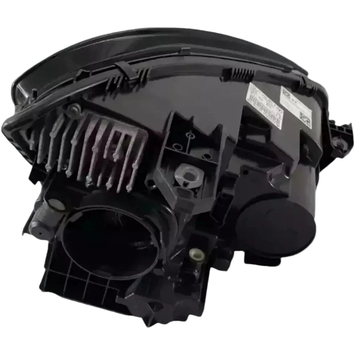 Rear view of a reconditioned LED headlight assembly for Mercedes GLA W156 2014-2016