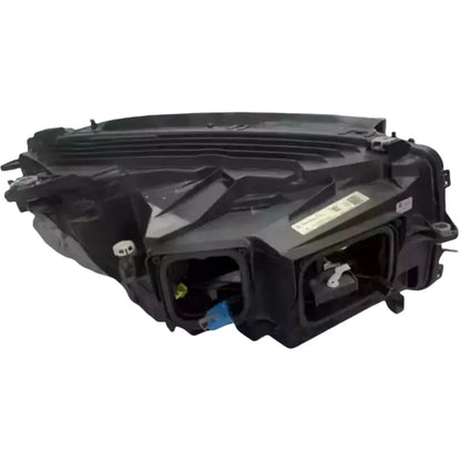 Reconditioned LED headlight for Mercedes-Benz GLC X253, black housing, rear view