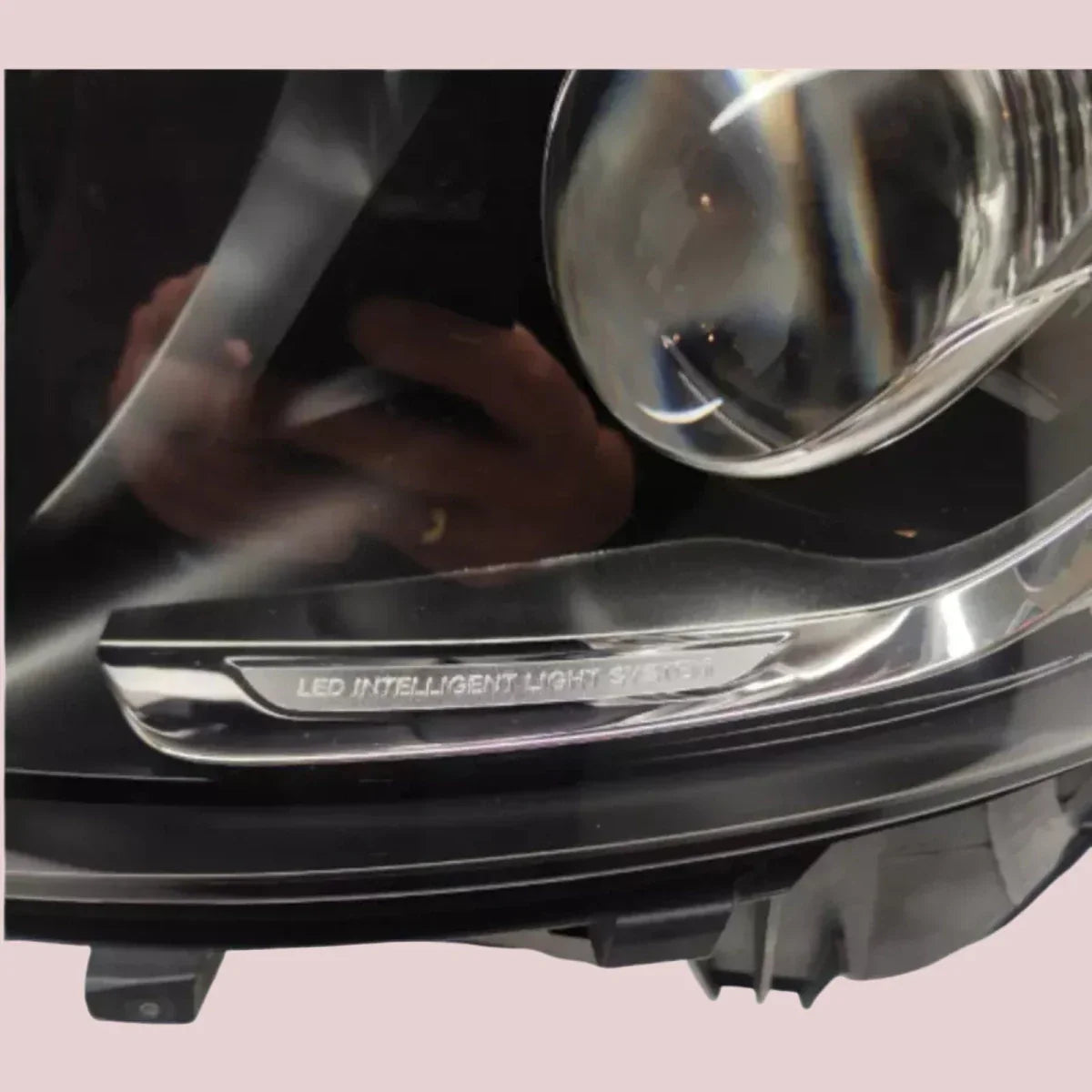 Close-up of Mercedes GLC X253 reconditioned LED headlight, LED Intelligent Light System
