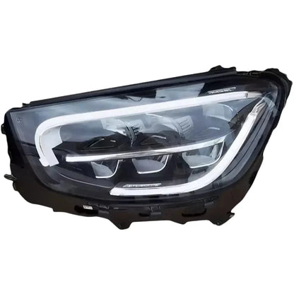 Reconditioned LED headlight for Mercedes-Benz GLC X253 2020-2022, clear lens, RHD LHD compatible