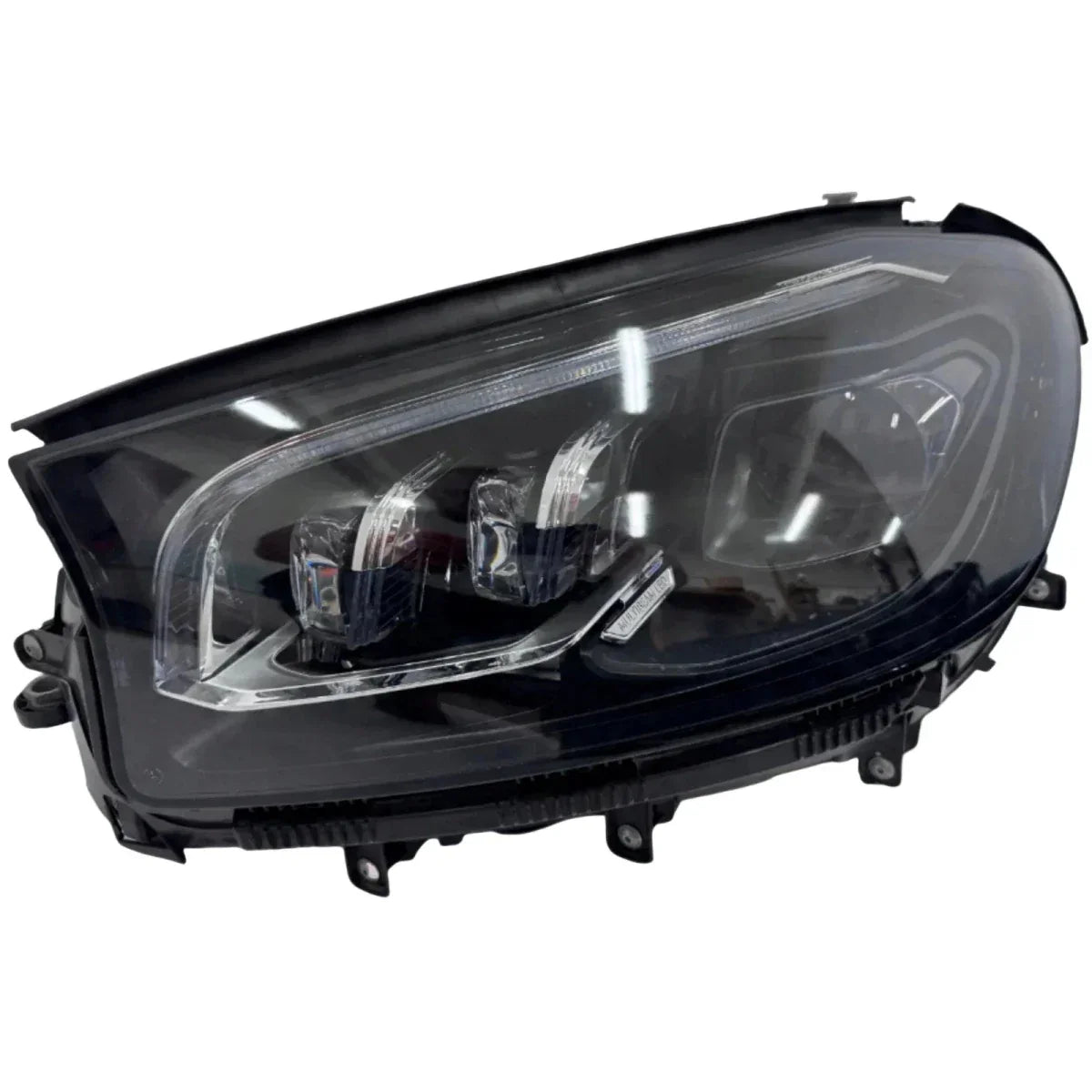 LED headlight assembly for Mercedes X167 GLS, refurbished car part, clear lens