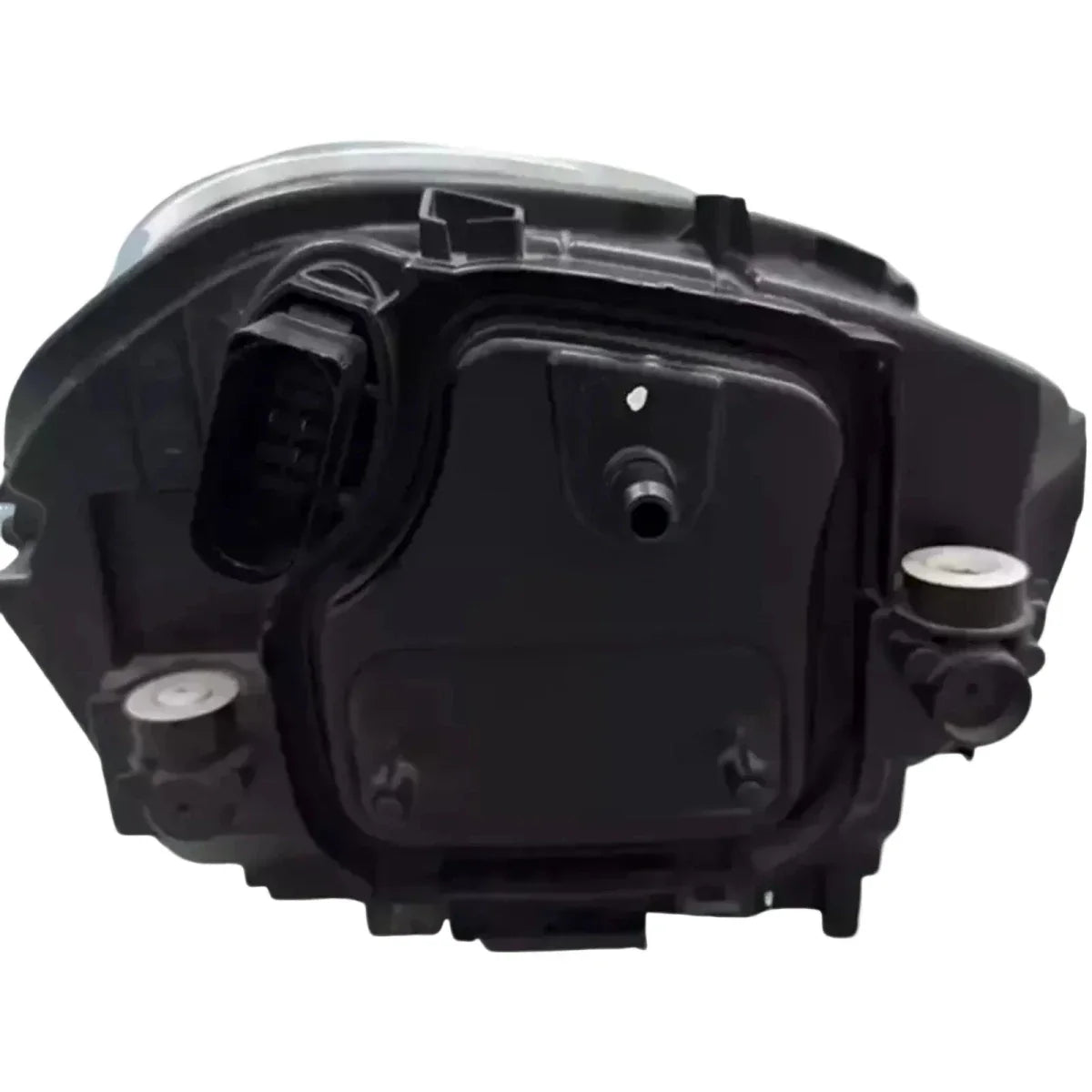 Rear view of Porsche Macan 2019-2023 reconditioned LED headlight, wiring connector visible